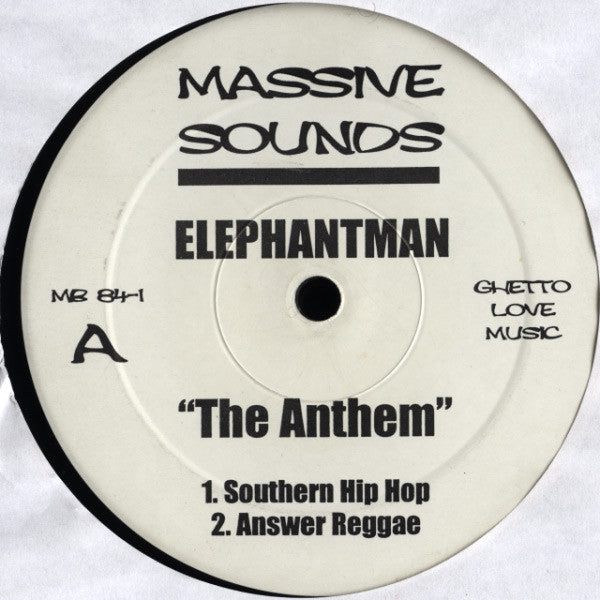 Elephant Man - The Anthem / Risen To The Top(12")