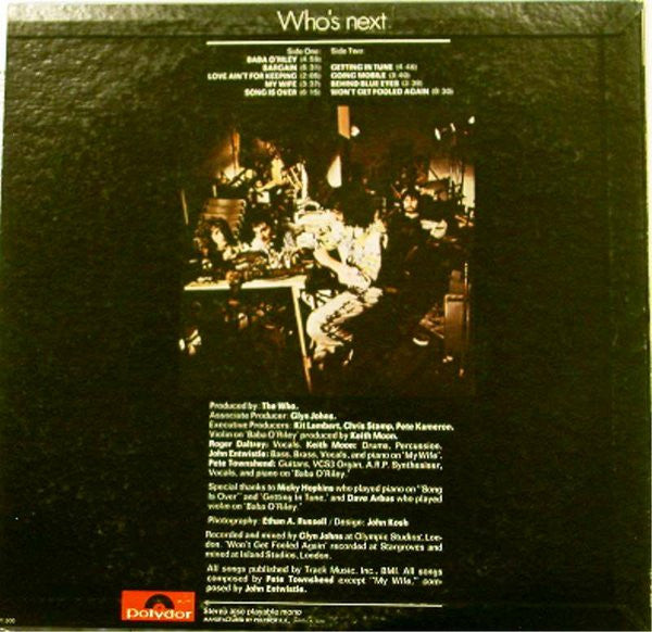The Who - Who's Next (LP, Album)