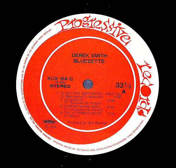 Derek Smith - Bluesette (LP, Album)