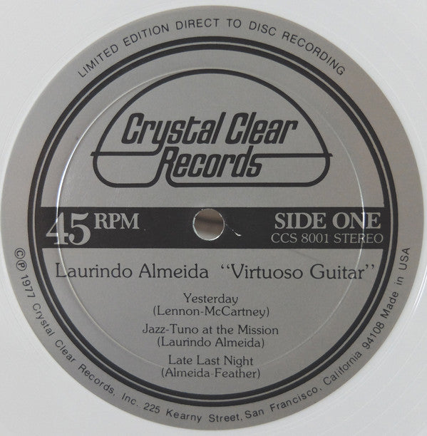 Laurindo Almeida - Virtuoso Guitar (LP, Album, Ltd, Whi)