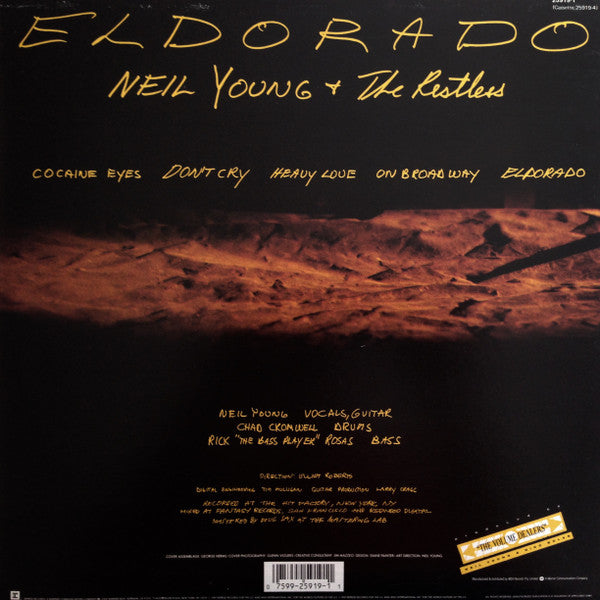 Neil Young + The Restless (3) - Eldorado (12"", MiniAlbum)