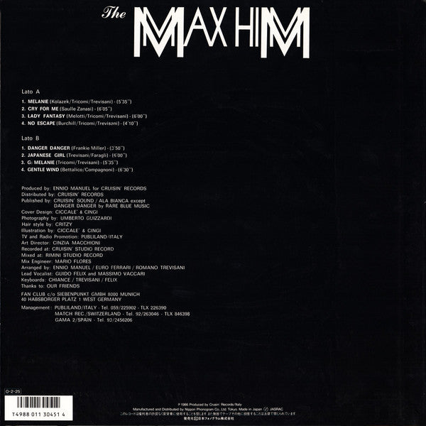 The Max Him* - Danger Danger (LP, Album)