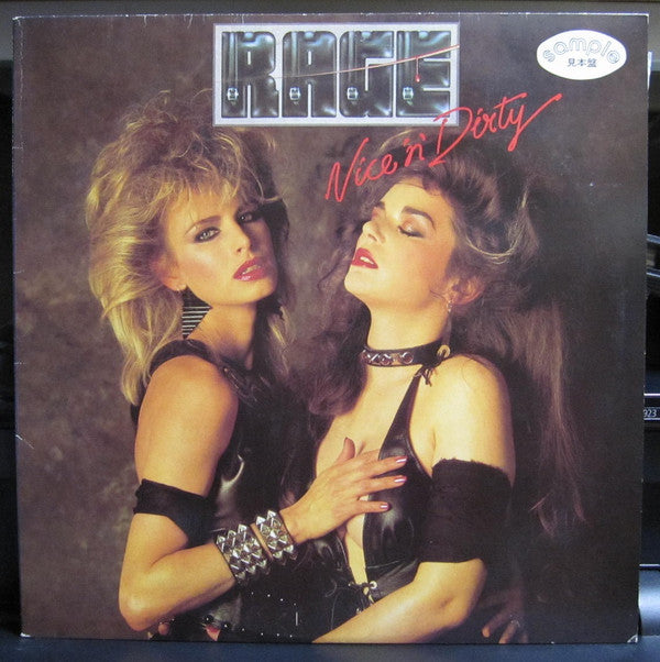 Rage (9) - Nice 'N' Dirty (LP, Album, Promo)