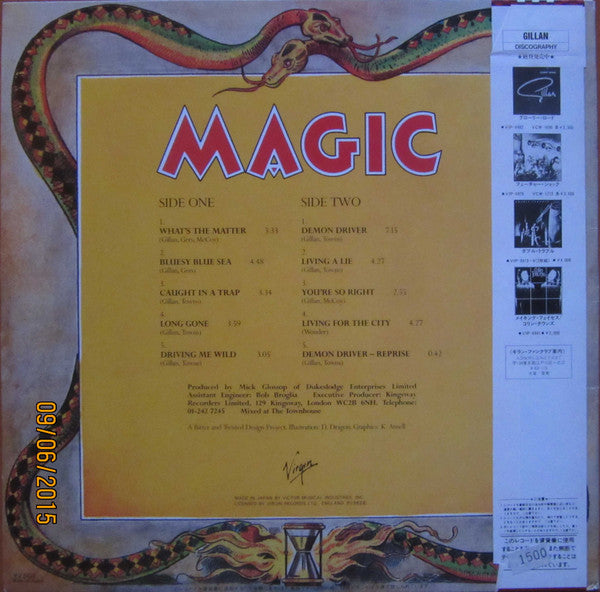 Gillan - Magic (LP, Album, Promo)