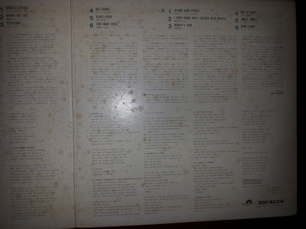 The Bee Gees* - Spicks & Specks (LP, Album, RE, Gat)