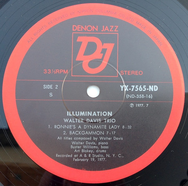 Walter Davis Trio* - Illumination (LP, Album)