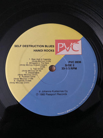 Hanoi Rocks - Self Destruction Blues (LP, Album)