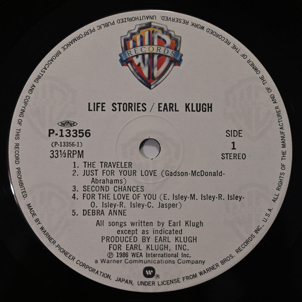 Earl Klugh - Life Stories (LP, Album)