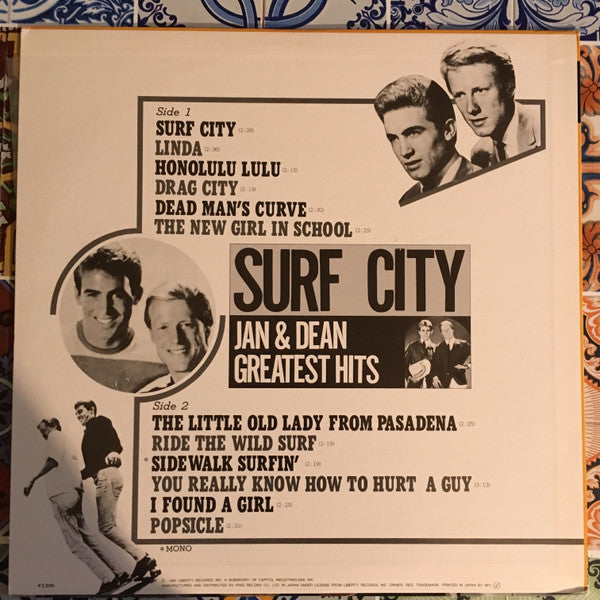 Jan & Dean - Surf City Greatest Hits (LP, Comp)