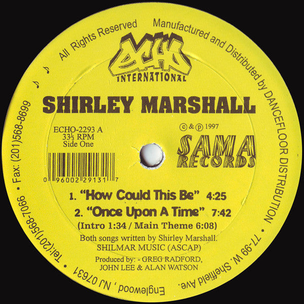 Shirley Marshall - How Could This Be (12"", EP)