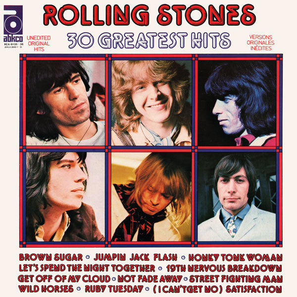 The Rolling Stones - 30 Greatest Hits (2xLP, Comp)