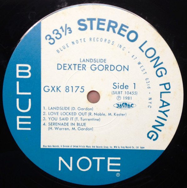 Dexter Gordon - Landslide (LP, Album, RE)