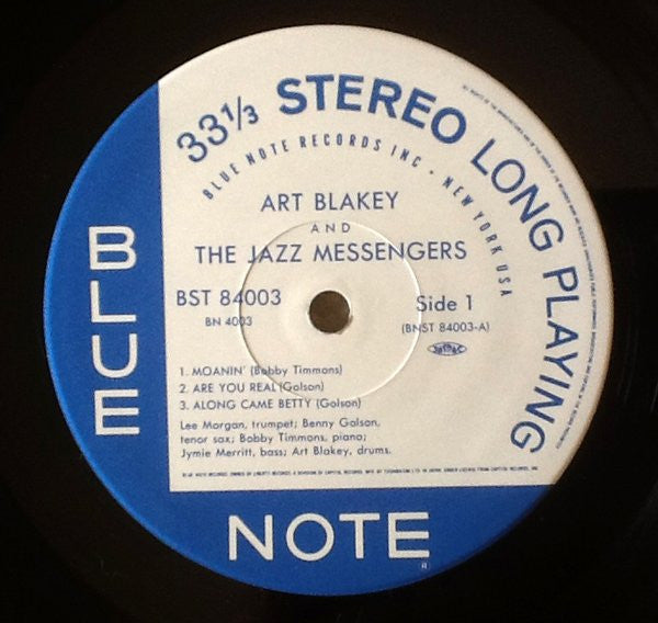 Art Blakey And The Jazz Messengers* - Moanin' (LP, Album, Ltd, RE)