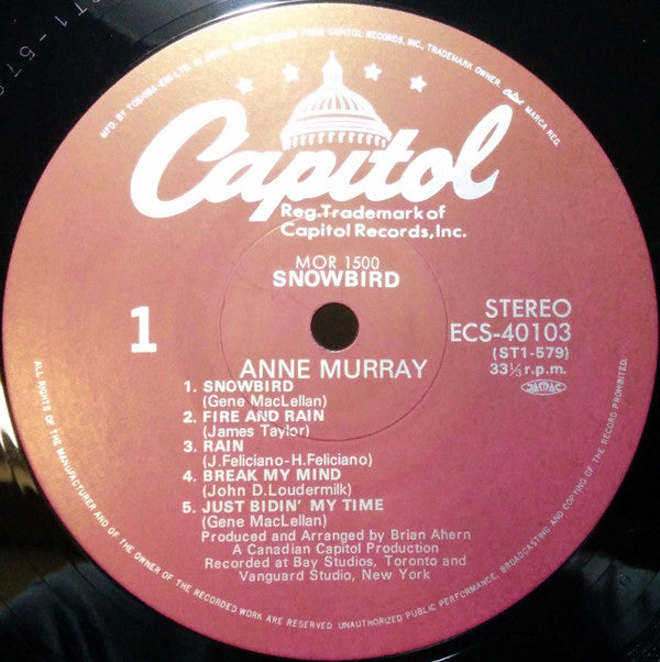 Anne Murray - Snowbird (LP, Comp)