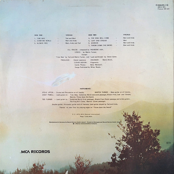 Wishbone Ash - Argus (LP, Album, RE)