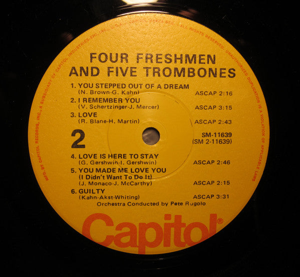 The Four Freshmen - Four Freshmen And 5 Trombones (LP, Album, RE, Duo)