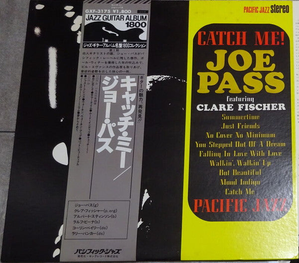 Joe Pass Featuring Clare Fischer - Catch Me! (LP, Album, RE)