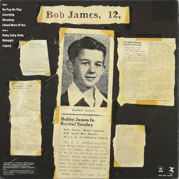 Bob James - 12 (LP, Album)