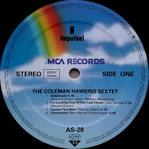 Coleman Hawkins - Desafinado Coleman Hawkins Plays Bossa Nova & Jaz...