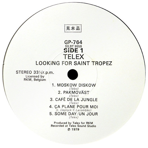 Telex - Looking For Saint Tropez (LP, Album, Promo)