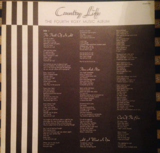 Roxy Music - Country Life (LP, Album, RE)