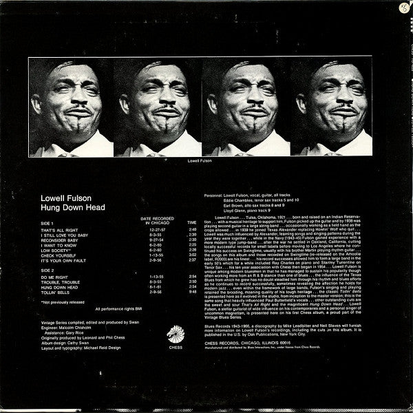 Lowell Fulson - Hung Down Head (LP, Comp, RE)