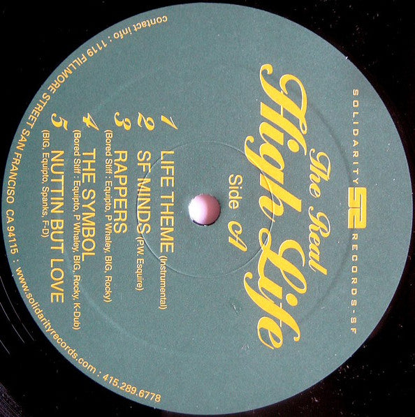 Various - The Real High Life (12"", EP)