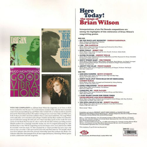 Various - Here Today! (The Songs of Brian Wilson) (LP, Comp, Whi)