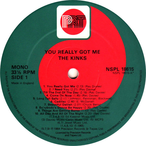 The Kinks - You Really Got Me (LP, Comp, Mono)