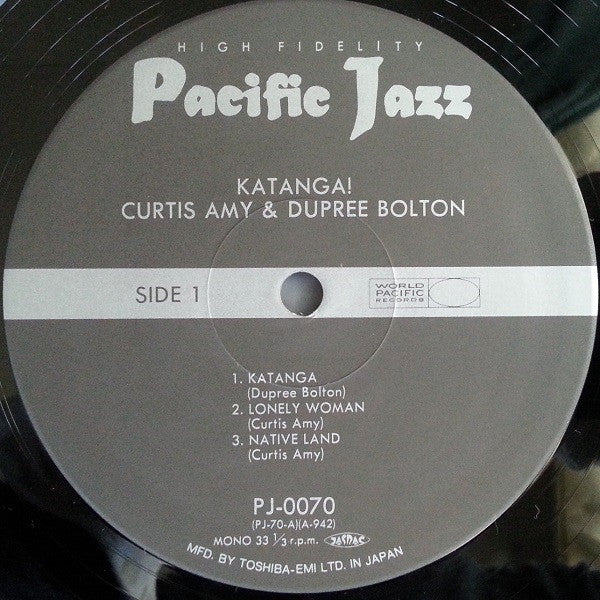 Curtis Amy & Dupree Bolton - Katanga! (LP, Album, RE)