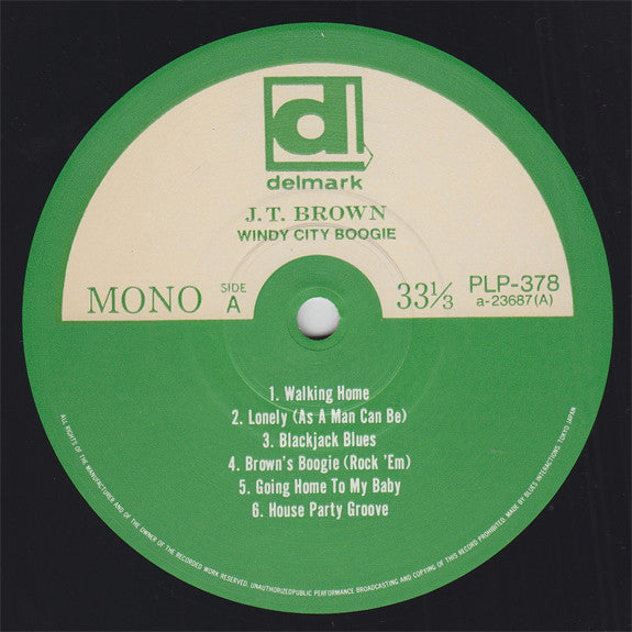 J.T. Brown - Windy City Boogie (LP, Comp, RE)