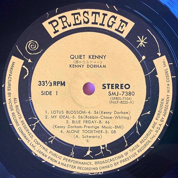 Kenny Dorham - Quiet Kenny (LP, Album, RE)