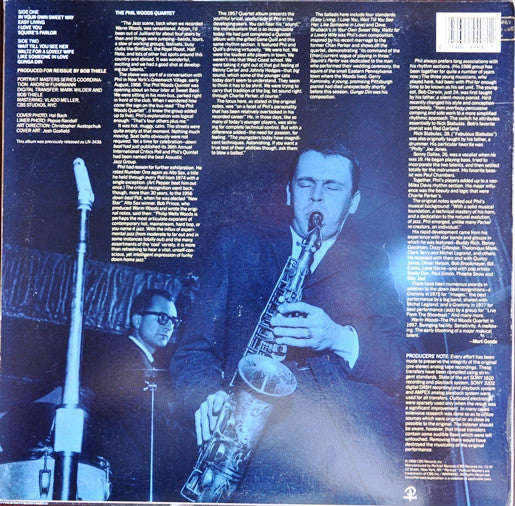 Phil Woods Quartet* - Warm Woods (LP, Album, RE)