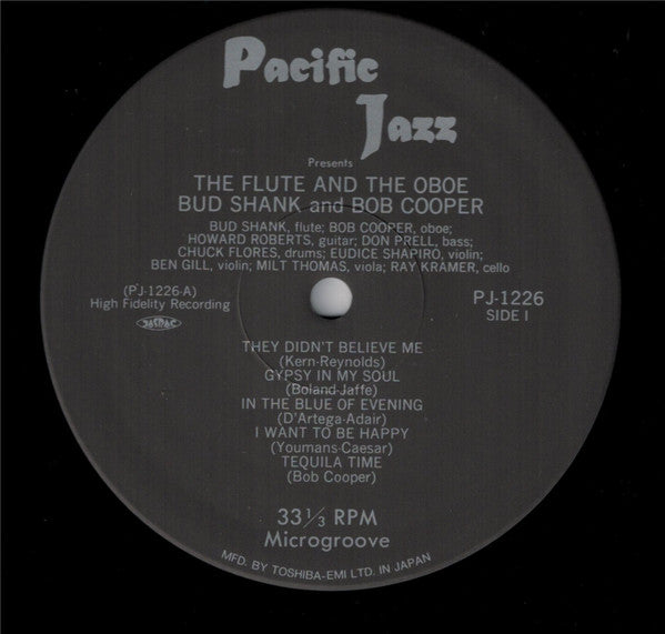 Bud Shank, Bob Cooper - Flute 'N Oboe (LP, Album, Mono, RE)