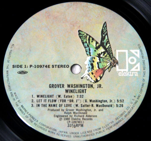 Grover Washington, Jr. - Winelight (LP, Album)