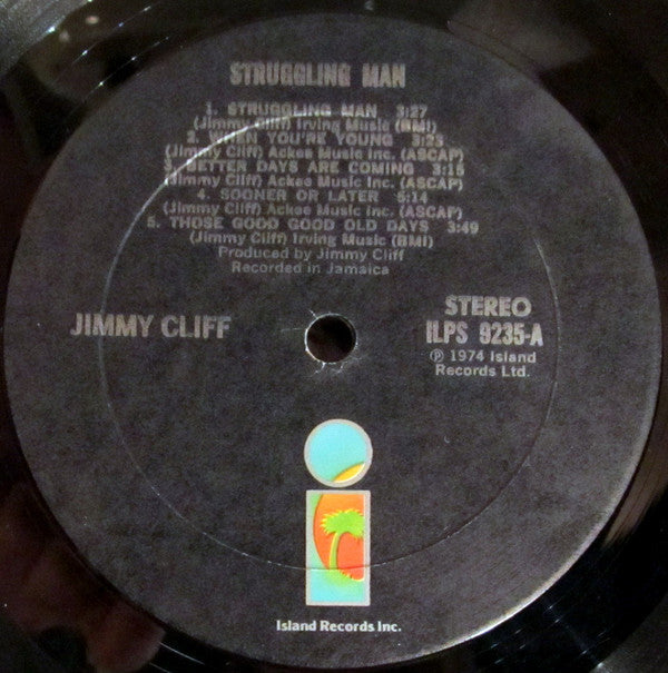 Jimmy Cliff - Struggling Man (LP, Album, RE, San)