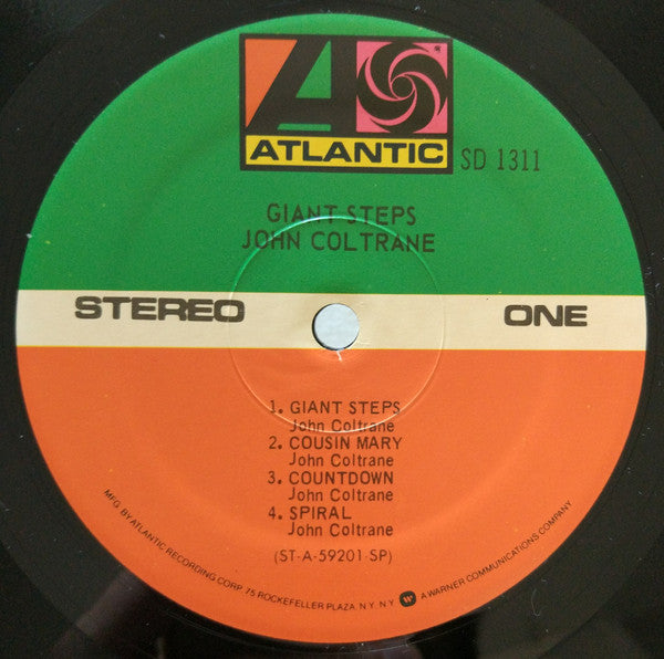 John Coltrane - Giant Steps (LP, Album, RE, SP-)