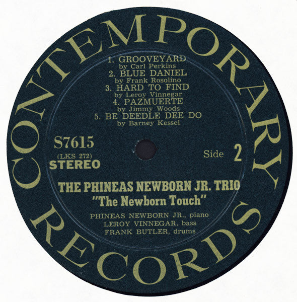 Phineas Newborn Jr. Trio* - The Newborn Touch (LP, Album)