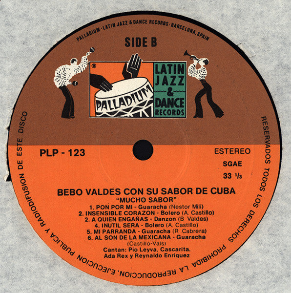 Bebo Valdés Y Su Orquesta Sabor De Cuba - Mucho Sabor(LP, Album, RE)