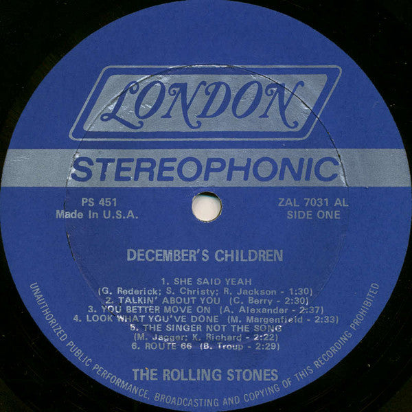 The Rolling Stones - December's Children (And Everybody's)(LP, Albu...
