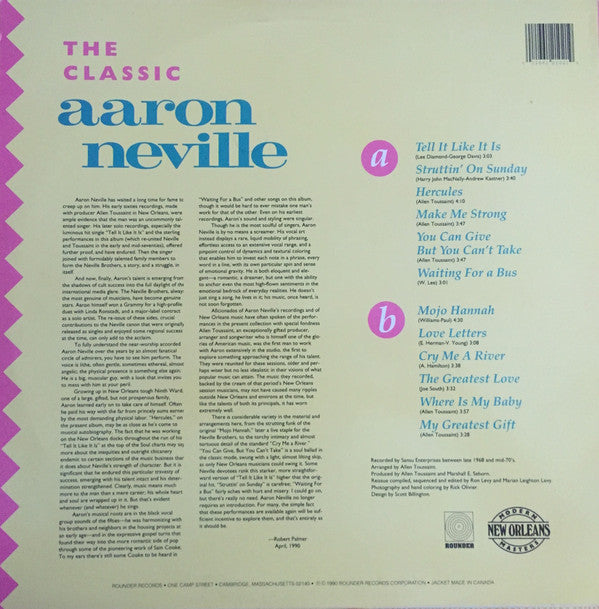 Aaron Neville - The Classic Aaron Neville ""My Greatest Gift""(LP, ...