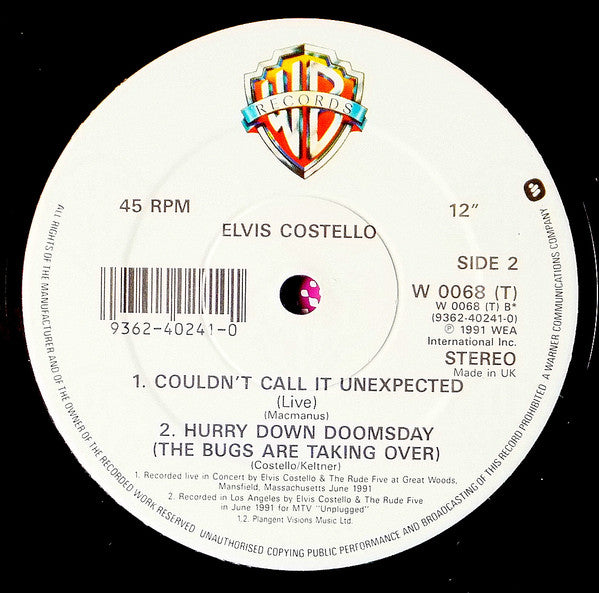 Elvis Costello - So Like Candy (12"")