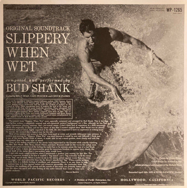 Bud Shank - Original Soundtrack  Slippery When Wet  (Composed And P...