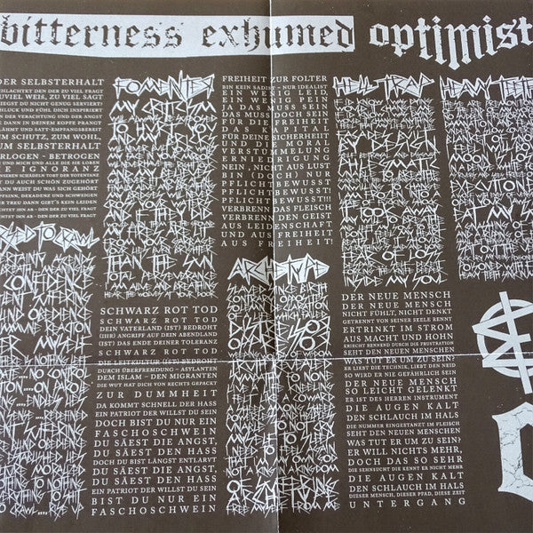 Bitterness Exhumed - Bitterness Exhumed / Optimist(12", Ltd, Whi + CD)