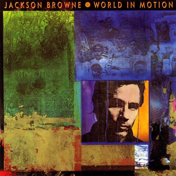 Jackson Browne - World In Motion (LP, Album, SP )