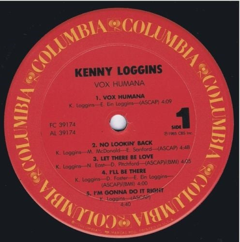 Kenny Loggins - Vox Humana (LP, Album)