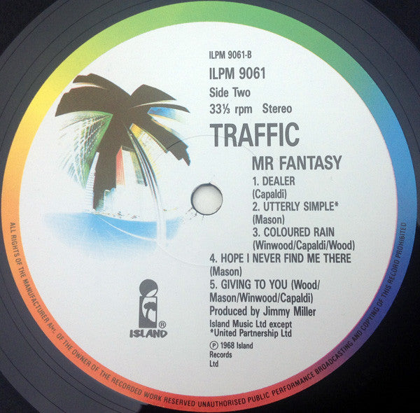 Traffic - Mr. Fantasy (LP, Album, RE)