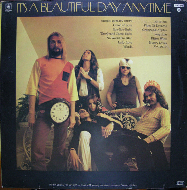 It's A Beautiful Day - Choice Quality Stuff/Anytime (LP, Album, RE)
