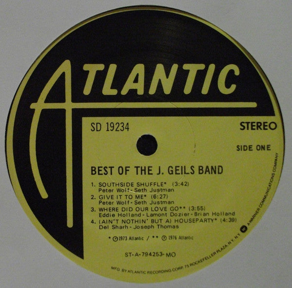 The J. Geils Band - Best Of The J. Geils Band (LP, Comp, MO )
