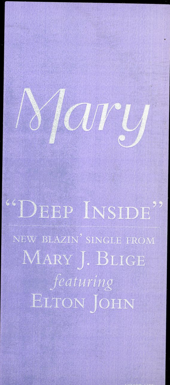 Mary J. Blige - Deep Inside (12"", Promo)